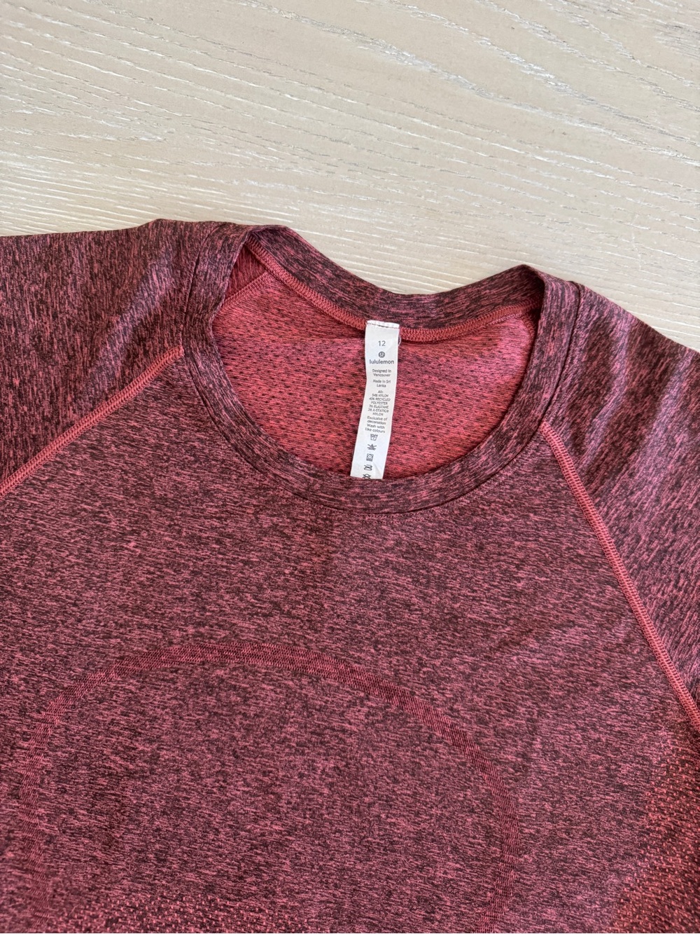 Swiftly tech Lululemon Heathered
Red T-Shirt - Picture 2 of 6